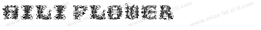 AILI FLOWER字体转换